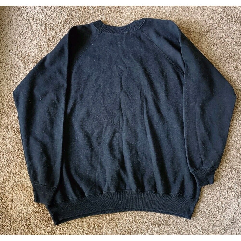 Vintage Rocking Horse Sweatshirt Women's 2XL Black Long Sleeve - Picture 5 of 8